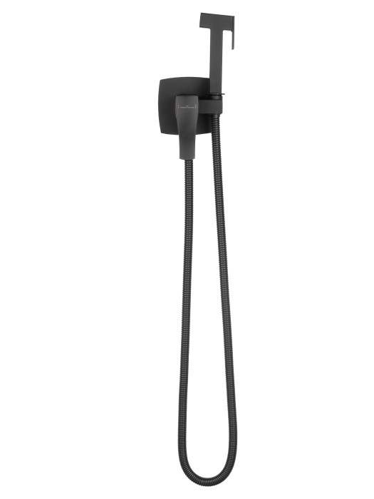 Смеситель с гигиеническим душем встраиваемый, Wonzon & Woghand Flex, WW-88829072-MB цвет: черный