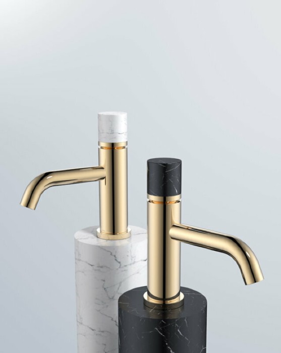 Смеситель для раковины, золото, Stick Boheme 121-GG