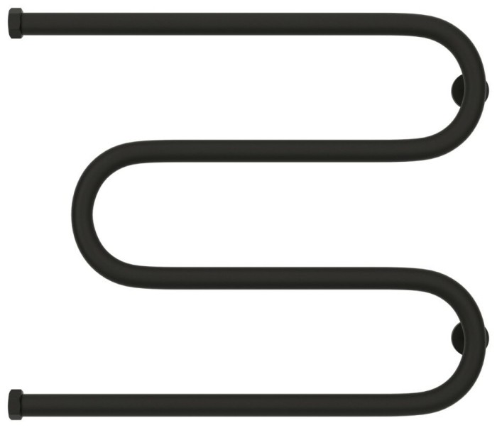 Сунержа Водяной полотенцесушитель 500x650, М-образный, 15-4007-5065 цвет: тёмный титан муар