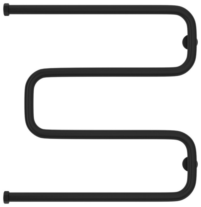 Сунержа Водяной полотенцесушитель 600x600, Ш-образный, 31-0014-6060 цвет: матовый чёрный