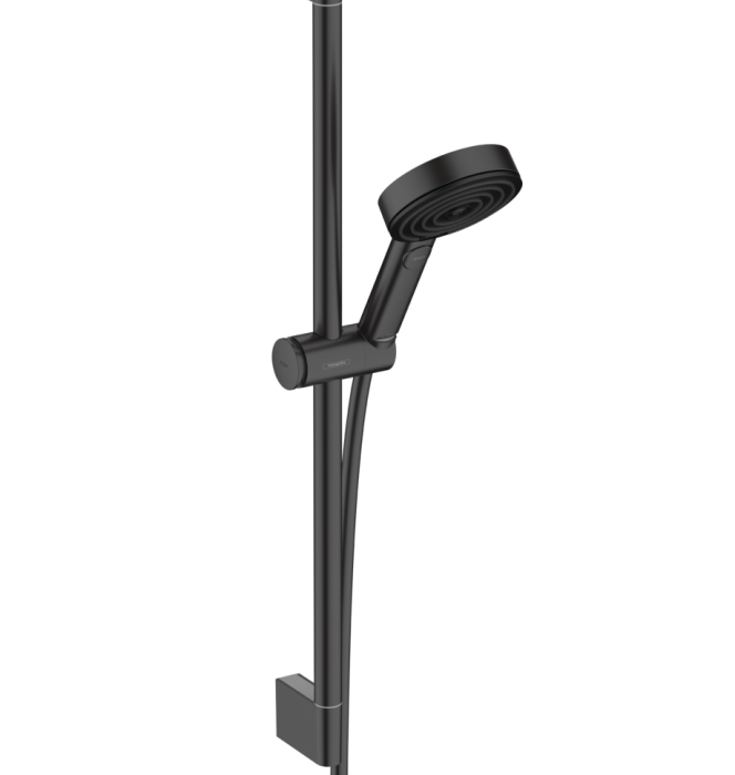 Душевой гарнитур Relaxation cо штангой 65см Pulsify Select S Hansgrohe, черный арт. 24160670