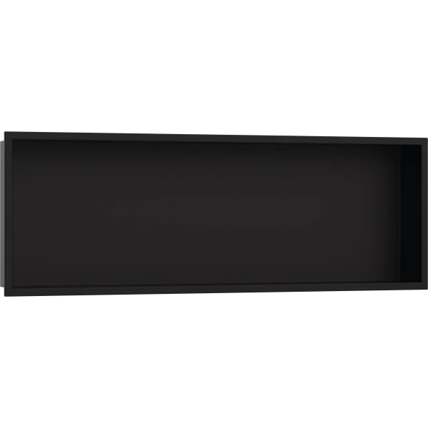 Настенный короб с интегрированной рамой, 30х90х10 см, Hansgrohe XtraStoris Original, черный арт. 56067670