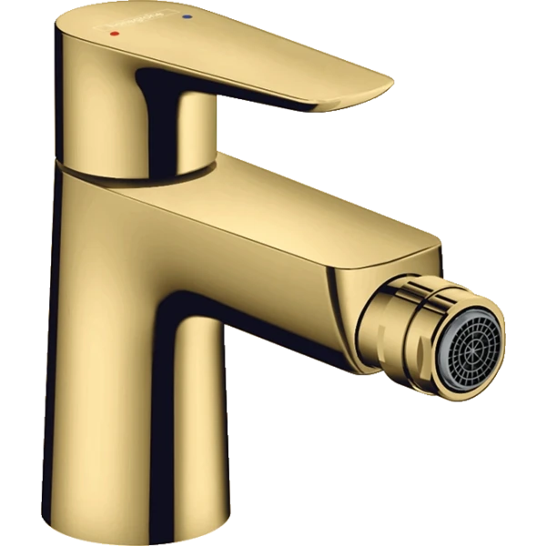 Смеситель для биде со сливным гарнитуром, Hansgrohe Talis E, золото арт. 71720990