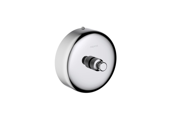 Веревка для белья 2,5 м в комплекте с держателем, Aquatek, хром арт. AQ4994CR