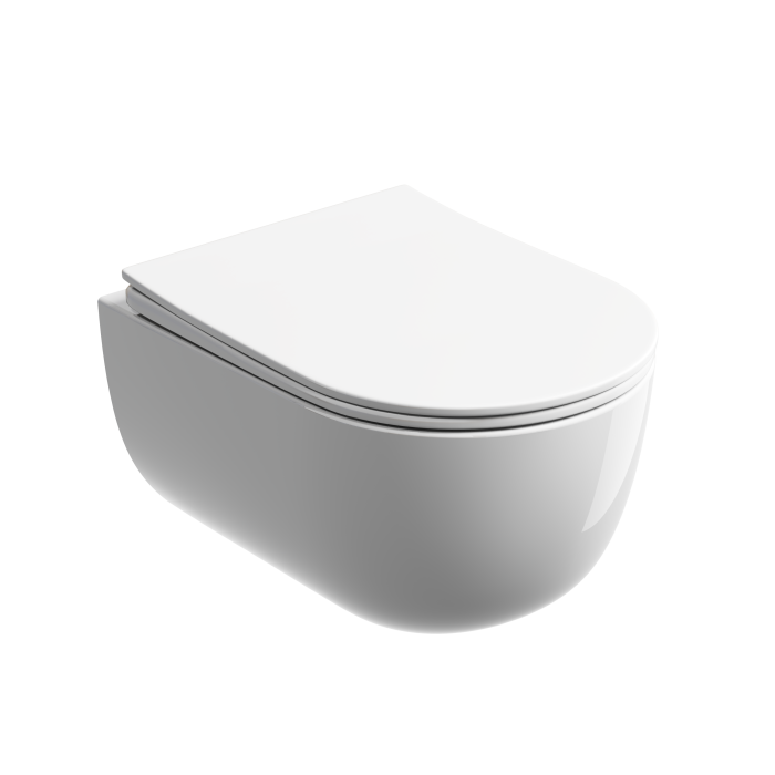 Подвесной унитаз Ceramicanova Modena, белый арт. CN6063