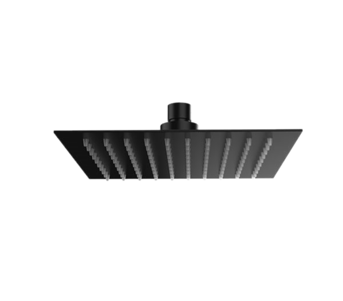 Верхний душ с шарнирным соединением 20 см черный матовый, Remer, 357UFS20NOx