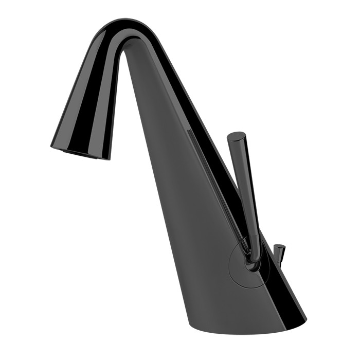 Смеситель для раковины, на 1 отв., с донным клапаном, Gessi Cono, black metal pvd арт. 45002#706