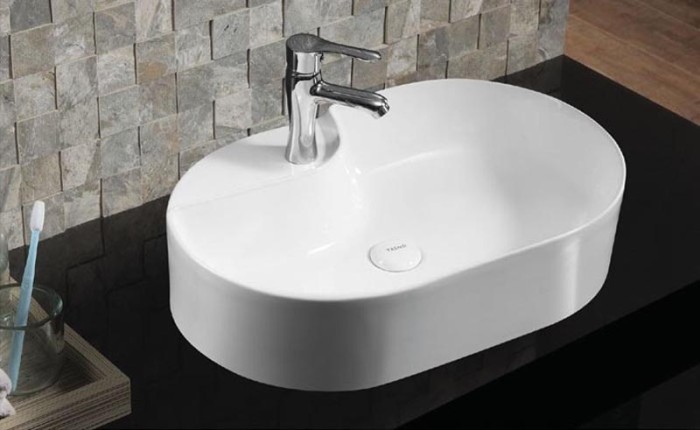 Раковина 60х40х14,5 накладная, белая, Azario - AZ41302