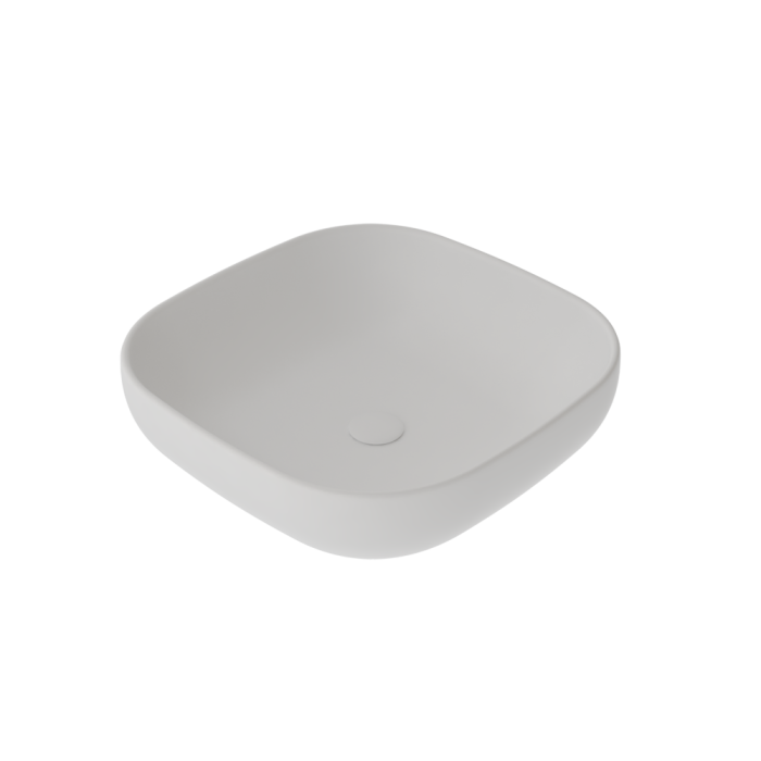 Раковина накладная 45 см белый матовый, GSG Ceramic Design Easy, EALAVQU45001