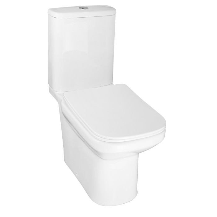 Унитаз-компакт 350х614х795 напольный, безободковый, с быстросъемным сиденьем микролифт, Azario Wandy арт. AZ-56D