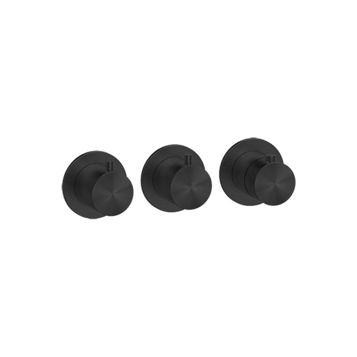 Cмеситель для душа, встраиваемый, термостатический, Gessi 316, black xl арт. 54334#299