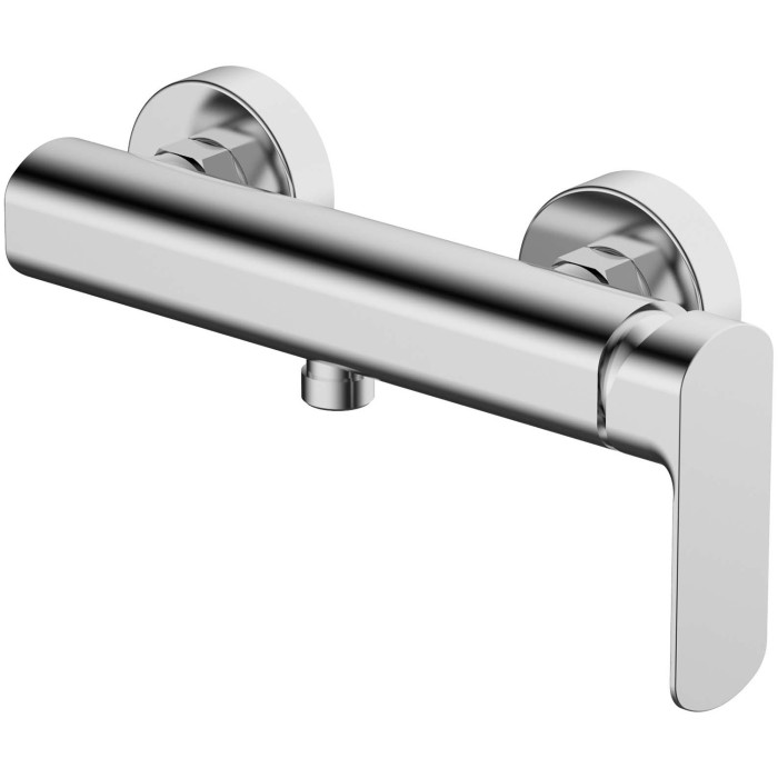 Смеситель для душа с ручным душем, без излива, керамический картридж, хром, Azario ASHER арт. AZ-VNN338311C