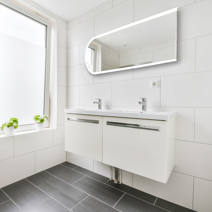 Зеркало 480х1450 c подсветкой и диммером, бесконтактный сенсор, Azario Арракис - LED-00002500