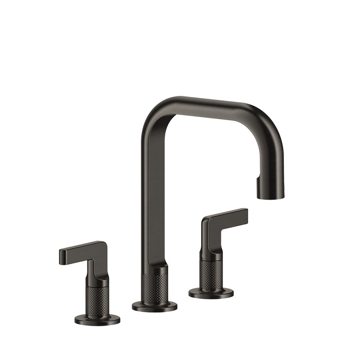 Смеситель для раковины на 3 отверстия с донным клапаном, Gessi Inciso, black xl арт. 58013#299
