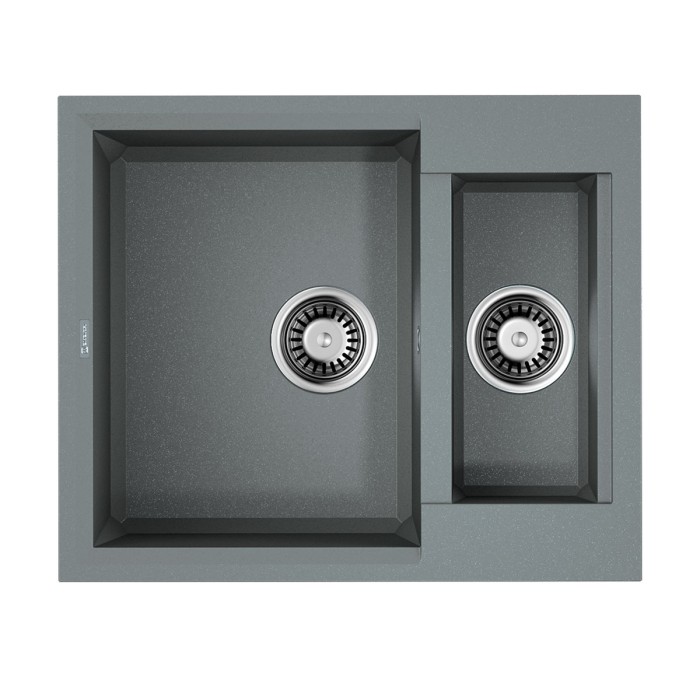 Кухонная мойка Omoikiri Sakaime 60-2-GR Tetogranit, цвет leningrad grey арт. 4993554