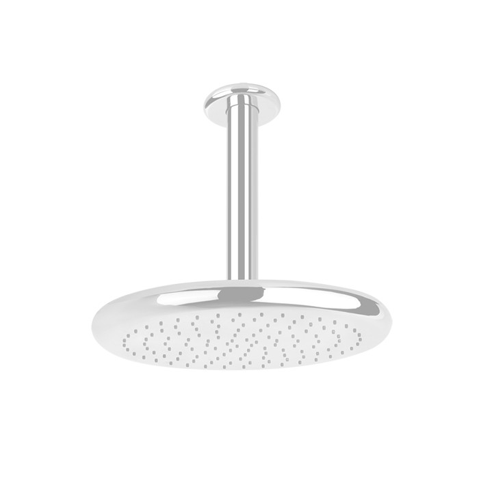 Верхний душ для потолочного крепления d306мм, Gessi Goccia, белый арт. 33766#279