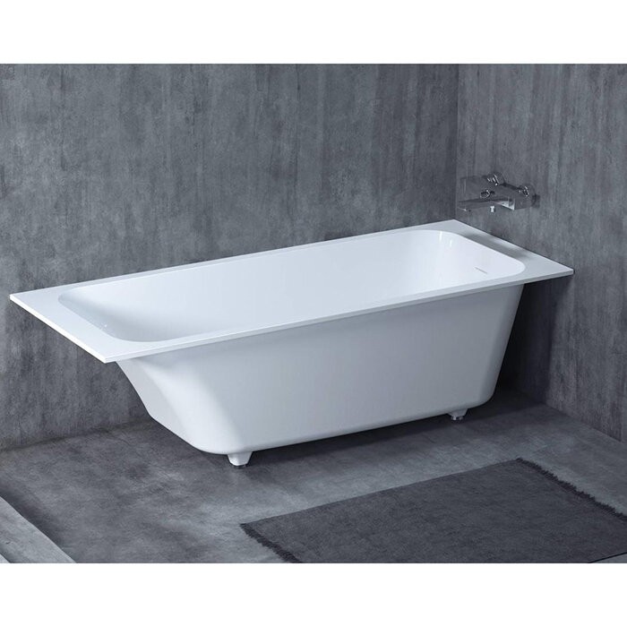 Ванна встраиваемая 170x70, матовая, Salini ORLANDA KIT арт. 102111MRH