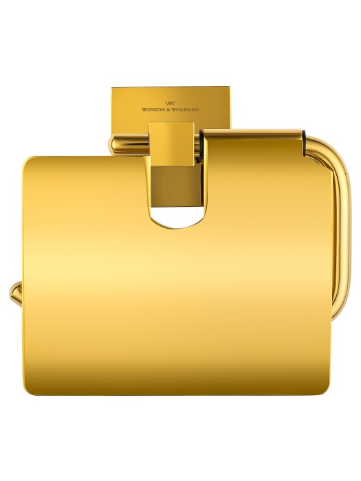 Держатель для туалетной бумаги с крышкой, Wonzon & Woghand Polo, WW-8926-DG цвет: золото