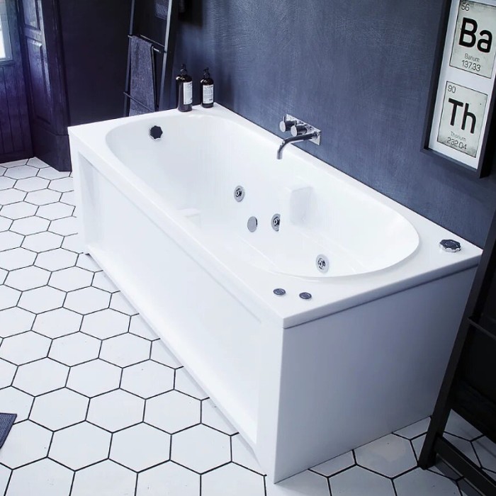 Ванна с фронтальным экраном (слив слева) Aquatek Лея арт. LEY170-0000021