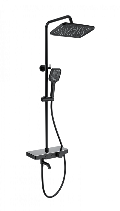 Душевая система с термостатом, Wonzon &amp; Woghand, WW-B3099-A-MB цвет: черный