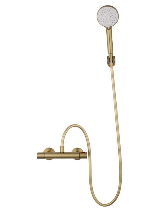 Смеситель для душа с термостатом, Wonzon & Woghand Inn, WW-B1005-A-BG цвет: золото