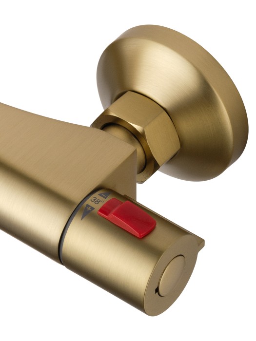 Смеситель для душа с термостатом, Wonzon & Woghand Inn, WW-B1005-A-BG цвет: золото