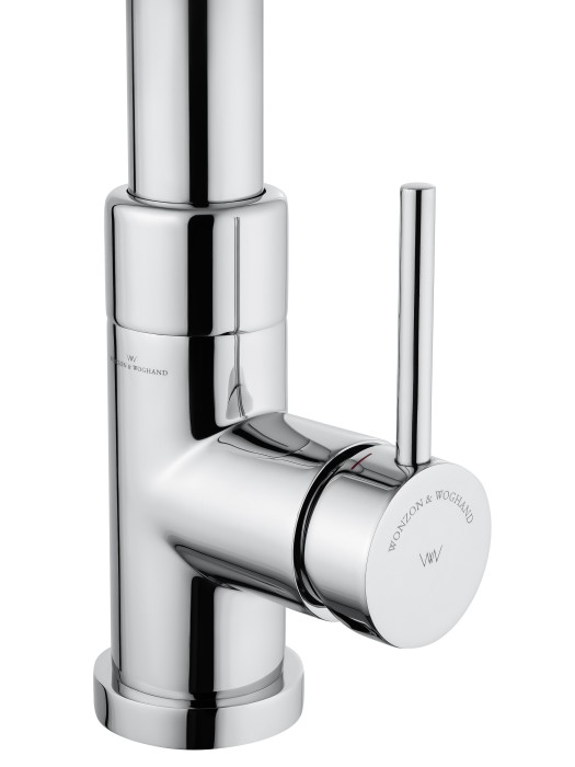 Смеситель для кухни высокий с выдвижным изливом, Wonzon & Woghand, WW-422903-CR цвет: хром