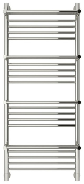 Сунержа Водяной полотенцесушитель 1200x500, Богема+ с 4 полкам, 00-0224-1250 цвет: без покрытия