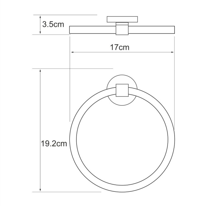 Держатель полотенец WasserKRAFT Rhein K-6200 арт. K-6260