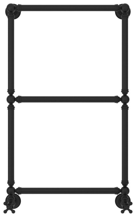 Сунержа Водяной полотенцесушитель 860x500, Ренессанс, 31-0280-8650 цвет: матовый чёрный