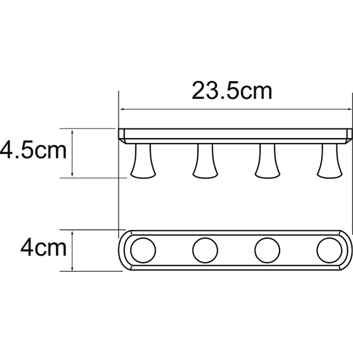 Кронштейн настенный WasserKRAFT арт. K-1074W
