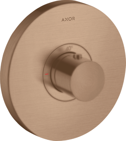 Термостат для душа ShowerSelect Axor, шлифованное красное золото арт. 36721310