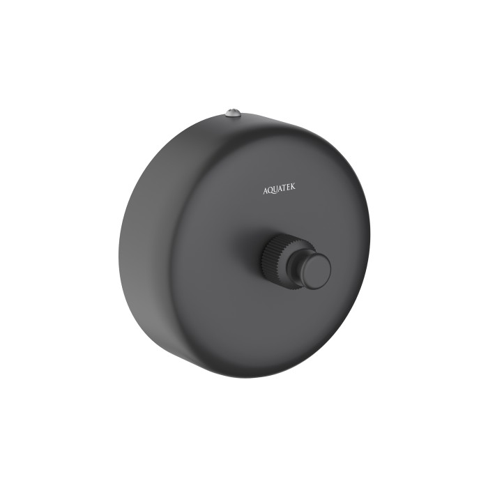Веревка для белья 2,5 м в комплекте с держателем, Aquatek, черный арт. AQ4994MB