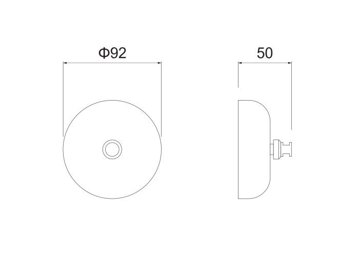 Веревка для белья 2,5 м в комплекте с держателем, Aquatek, черный арт. AQ4994MB