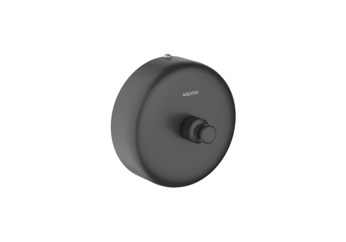 Веревка для белья 2,5 м в комплекте с держателем, Aquatek, черный арт. AQ4994MB