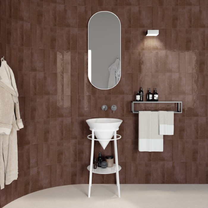 Раковина встраиваемая сверху 44,5x44,5см, Cono Kerama Marazzi, белый - CO.wbi.44
