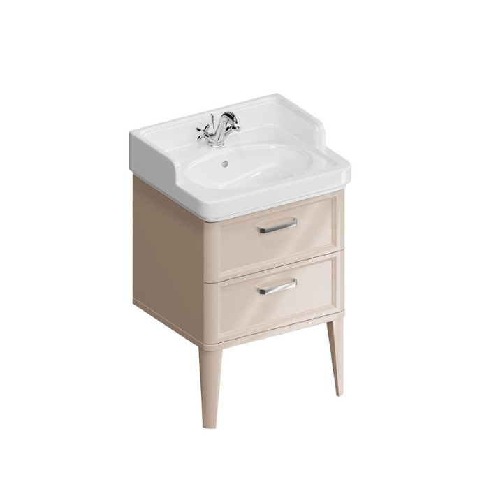 Тумба напольная с 2 ящиками 60см, Pompei Kerama Marazzi, бежевый - PO.N.60.2\CAM