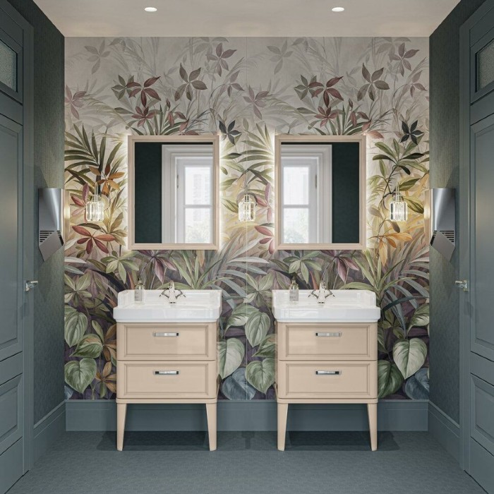 Тумба напольная с 2 ящиками 60см, Pompei Kerama Marazzi, бежевый - PO.N.60.2\CAM