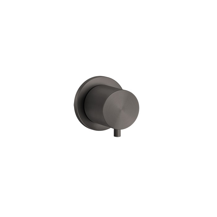 Встраиваемый термостатический смеситель на 1 источник, резьба 3/4", Gessi 316, brushed black metal pvd арт. 54564#707