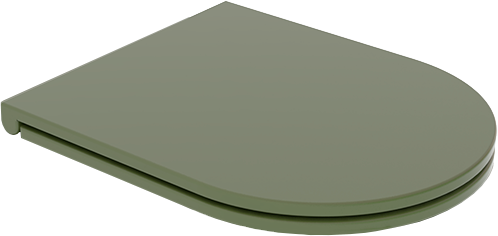 Крышка с сиденьем для подвесного унитаза оливковый матовый, GSG Ceramic Design Like, LKCOPRSLTICR026