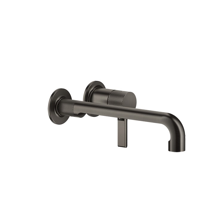 Встраиваемый однорычажный смеситель с изливом, без донного клапана, Gessi Inciso, black xl арт. 58089#299