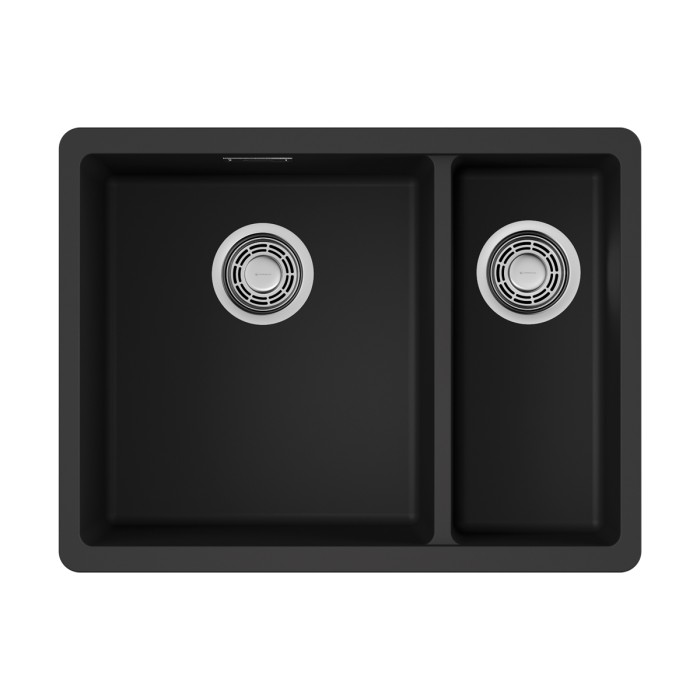 Кухонная мойка Omoikiri Kata 55-2-U-BL Artgranit, цвет черный арт. 4993389