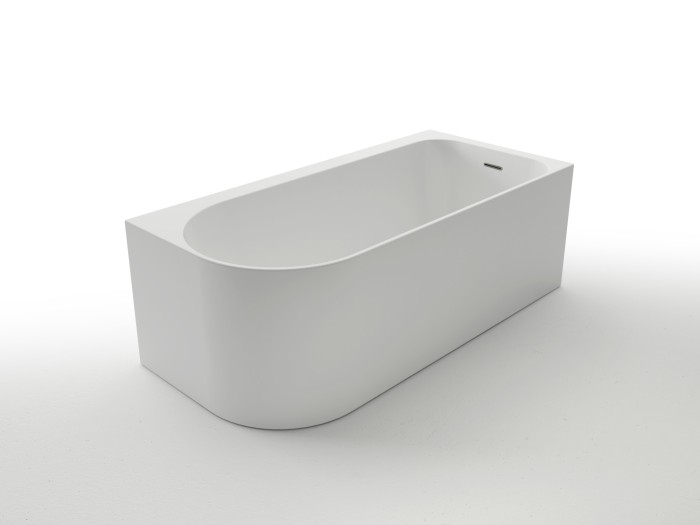 Акриловая ванна 1700x800x580, пристенная, правая, белая, Azario Luton арт. LUT17080 R