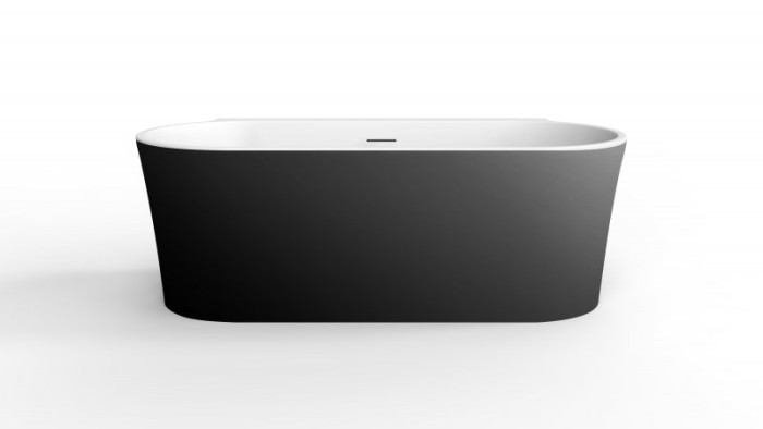 Акриловая ванна 170x80, отдельностоящая, овальная, BelBagno, белая арт. BB409-1700-800-W/NM