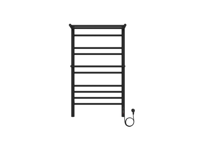 Полотенцесушитель водяной 500х900 Aquatek Альфа, черный муар арт. AQ EL RRP1090BL