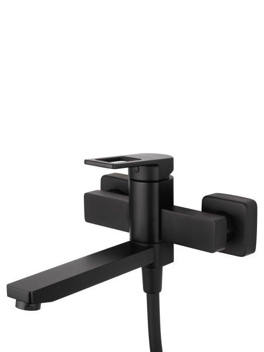 Смеситель для ванны с душем, Wonzon & Woghand Frame, WW-88639010-MB цвет: черный