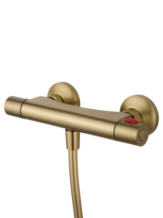 Смеситель для душа с термостатом, Wonzon & Woghand Inn, WW-B2005-A-BG цвет: золото