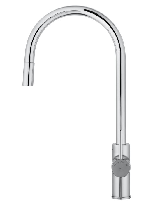 Смеситель для кухни с выдвижным изливом, Wonzon & Woghand, WW-422902-CR цвет: хром