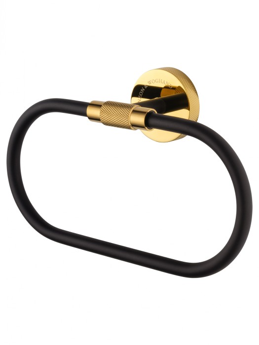 Кольцо для полотенец, Wonzon &amp; Woghand Majestic, WW-9213 цвет: черный