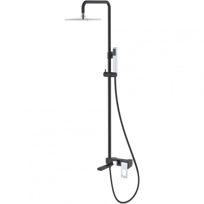 Стойка для душа BlackChrome Q Boheme 148-BCR
